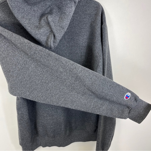 University Akron Zips Roo Gray Size Small Hoodie Sweatshirt Champion Brand - Picture 8 of 10